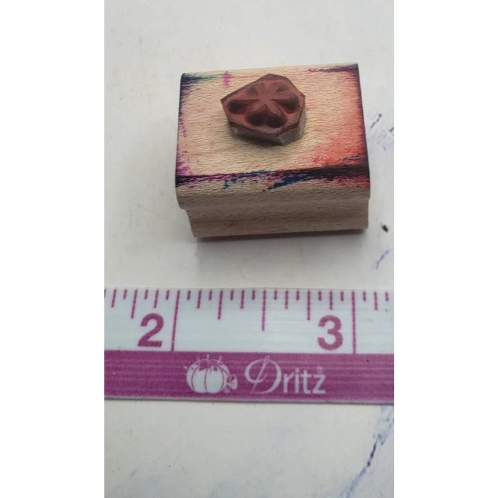 Lot of 5 Hand Drawn Symbols & Lines Stampin Up Wood Mounted Rubber Stamps